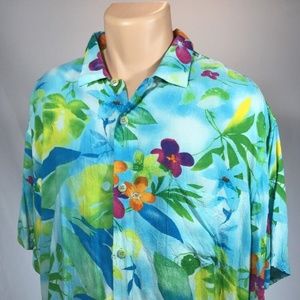 Jams World XL Shirt Mens Short Sleeve Hawaiian